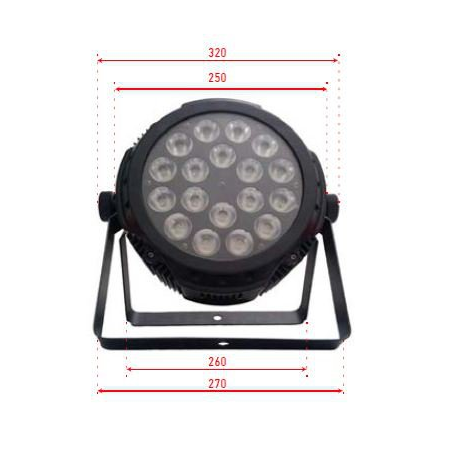  Pro Lux LUX PAR 1815 Светодиодный LED прожектор фото 2